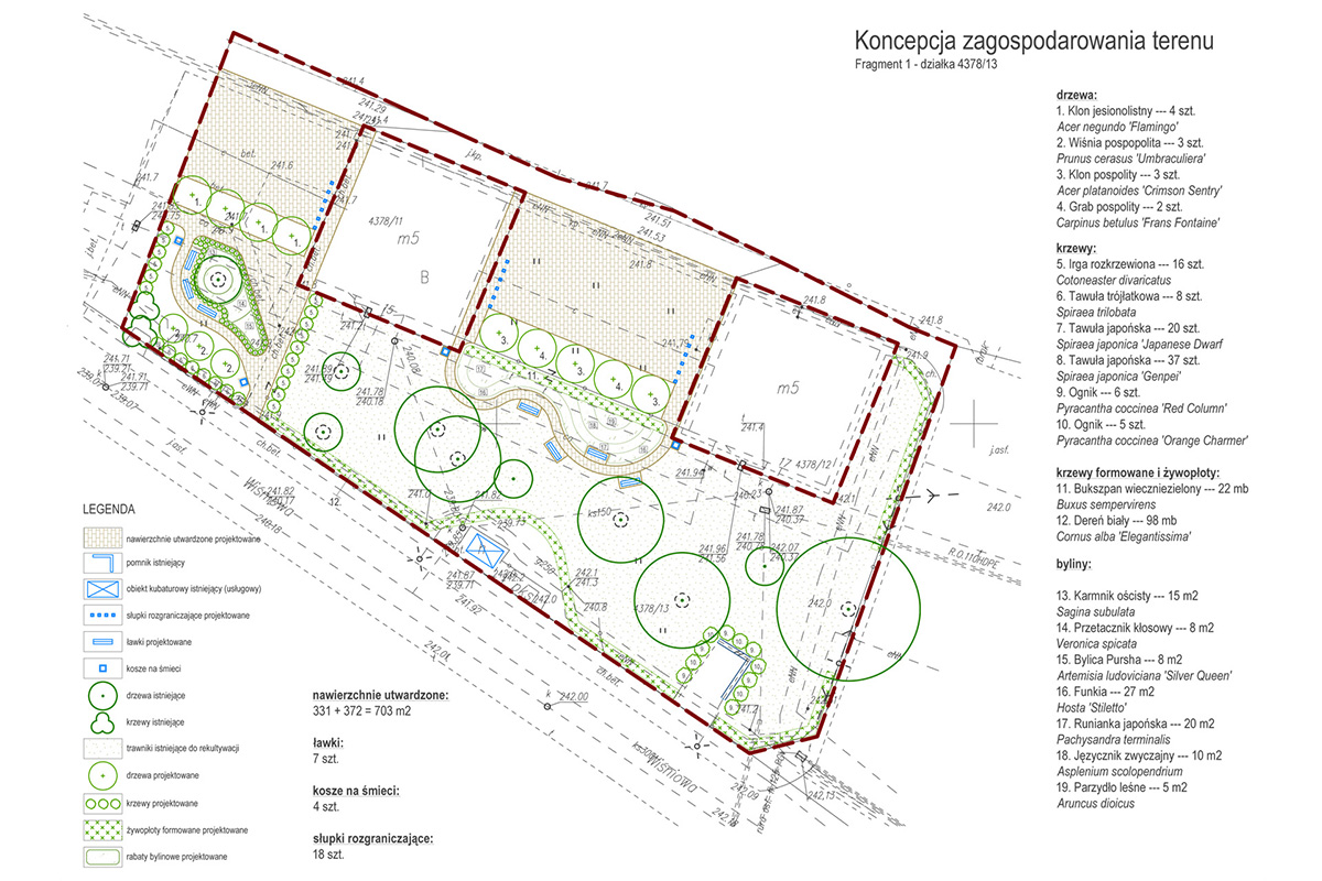 koncepcja zagospodarowania terenu