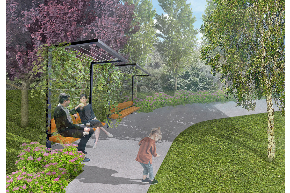 tereny zielone w mieście Włoszczowa