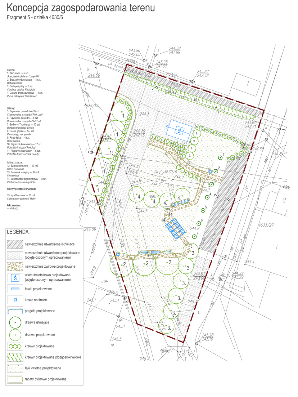 koncepcja zagospodarowania terenu