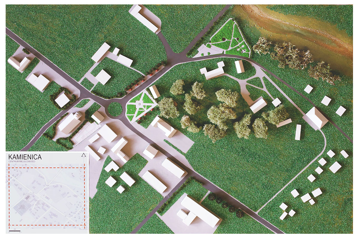 Makieta rewitalizacji przestrzeni publicznych