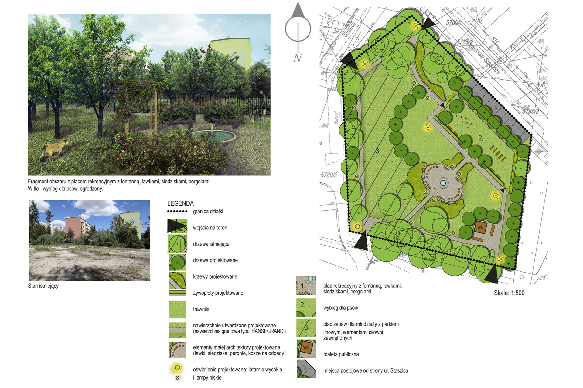 Kompleksowe zagospodarowanie obszarów zielonych w Staszówie
