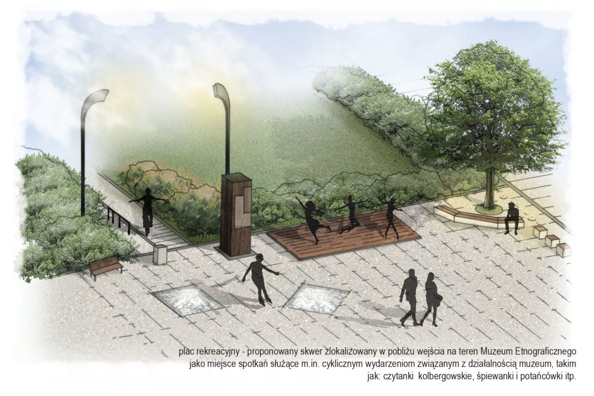 Zagospodarowanie terenów zieleni w otoczeniu Muzeum