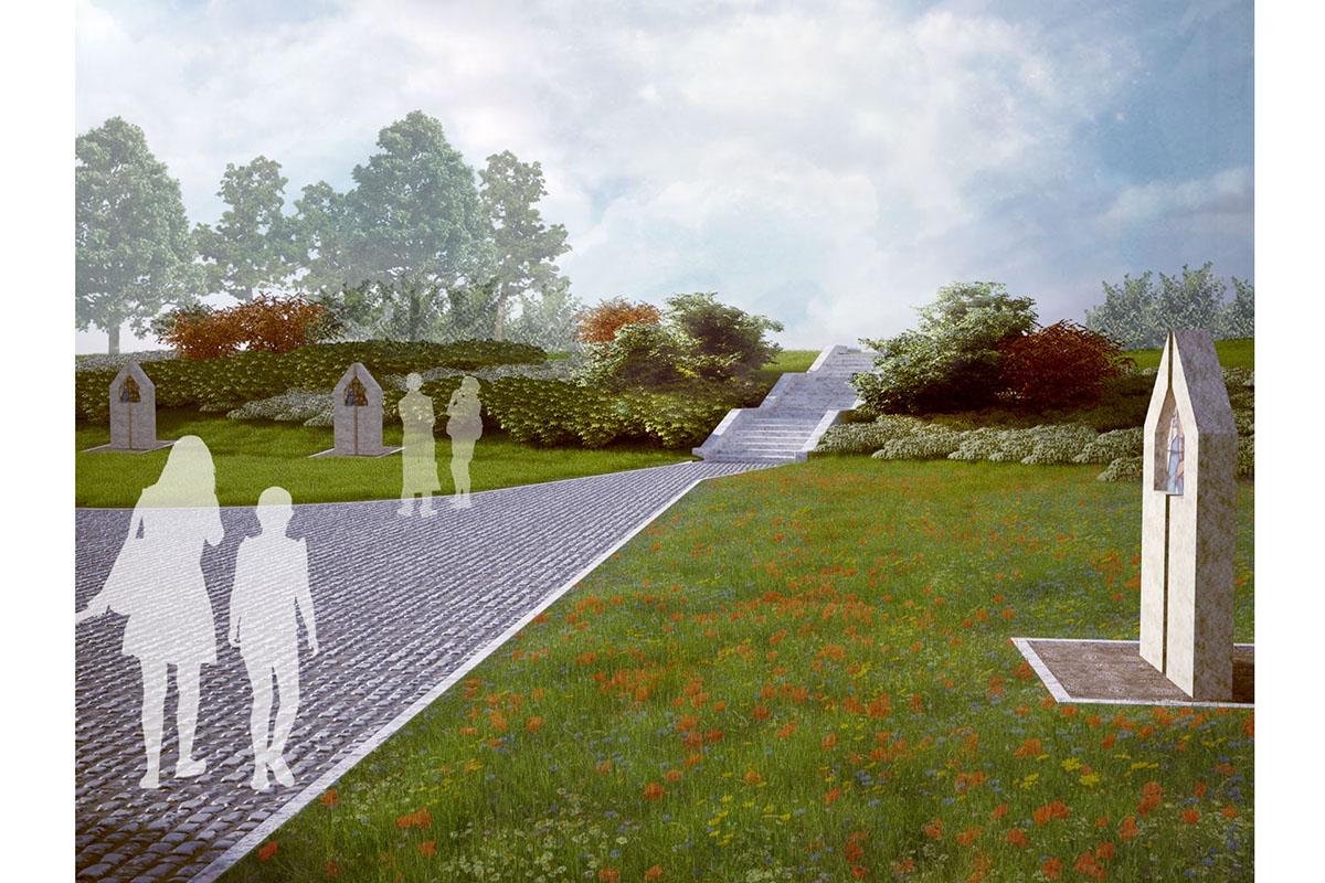 Wizualizacja koncepcji zagospodarowania terenu