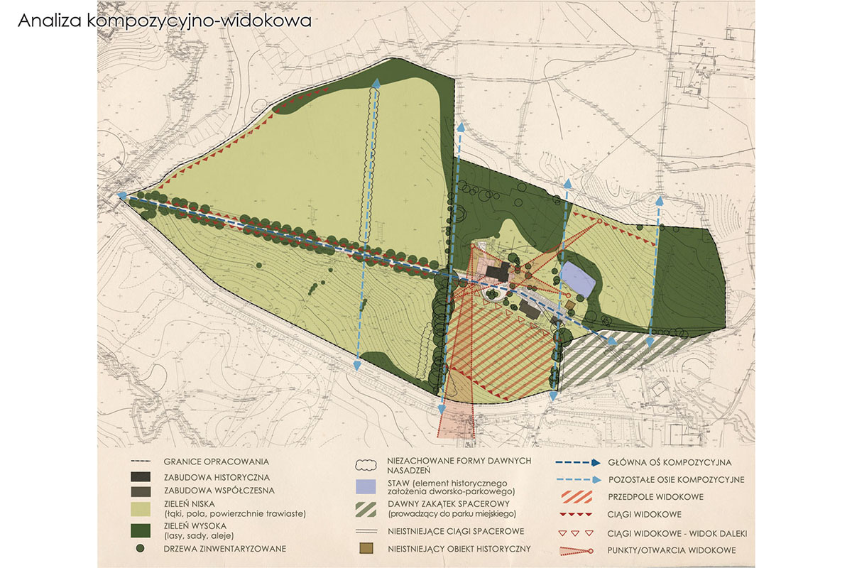 Projekt parku w Nadleśnictwie Elbląg
