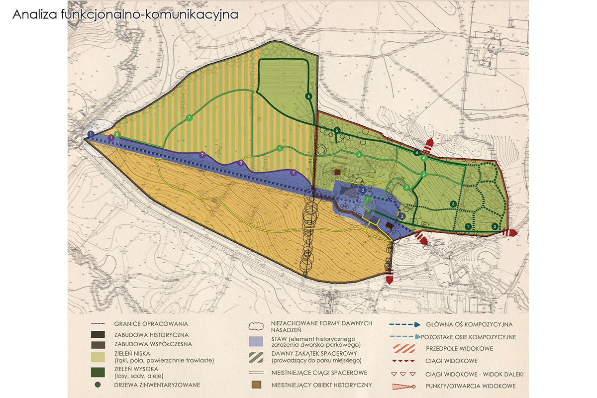 Projekt parku w Nadleśnictwie Elbląg