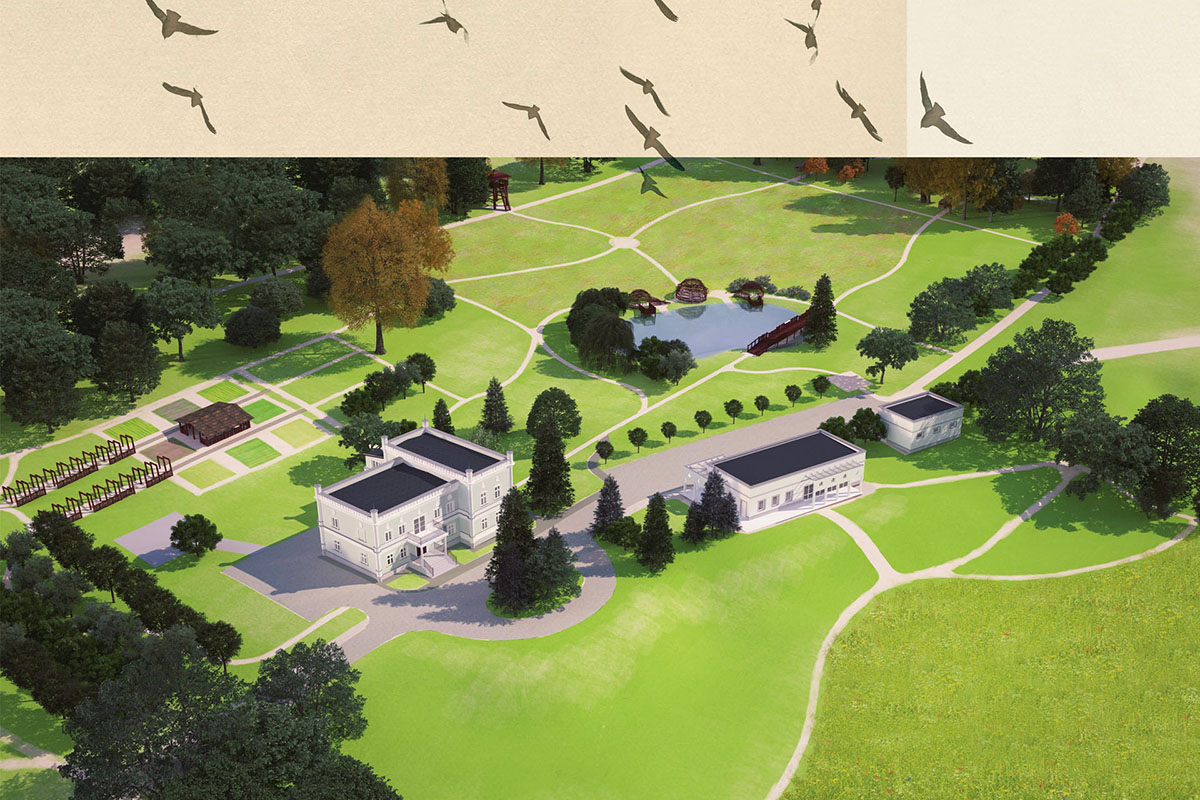 Projekt parku w Nadleśnictwie Elbląg