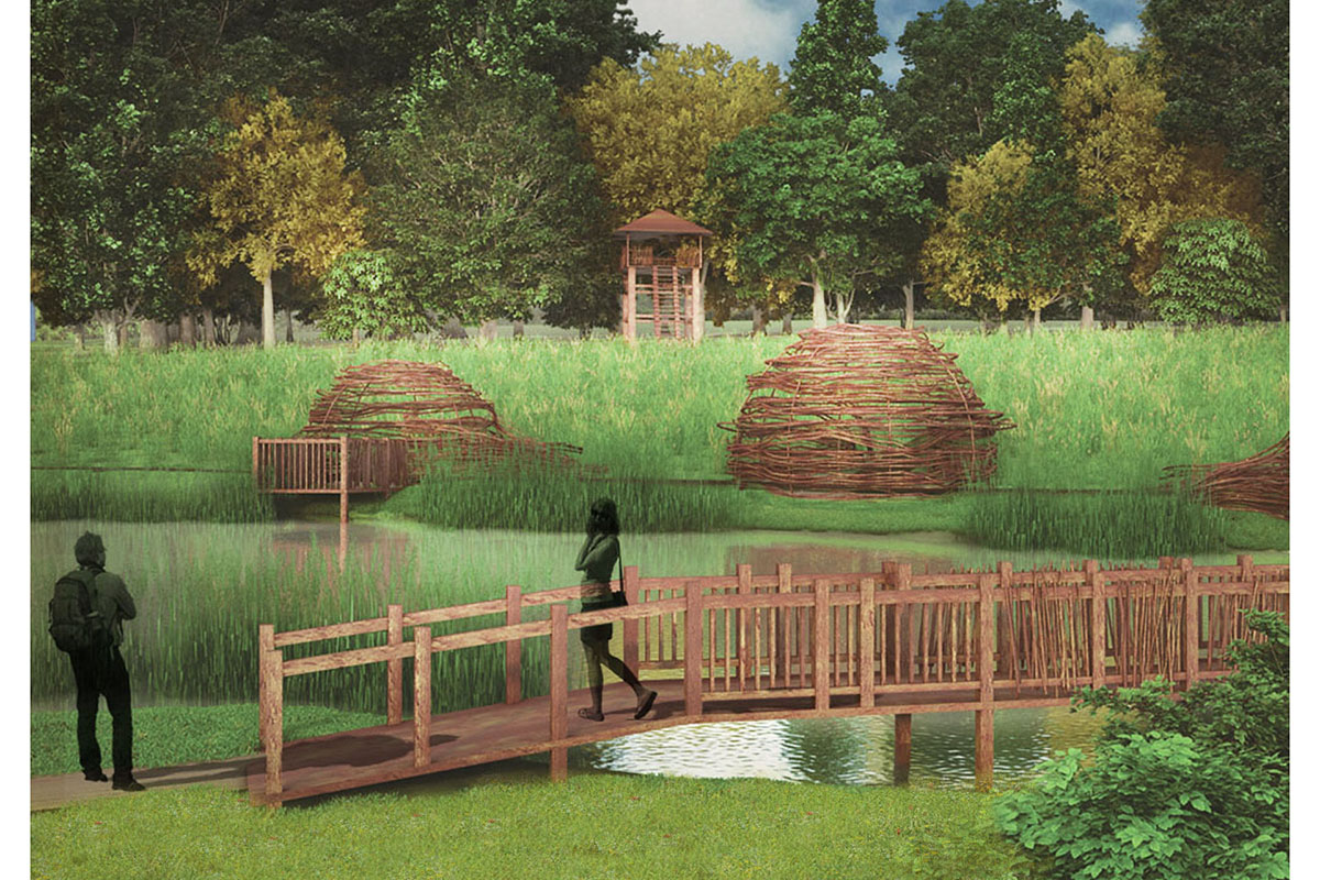 Projekt parku w Nadleśnictwie Elbląg